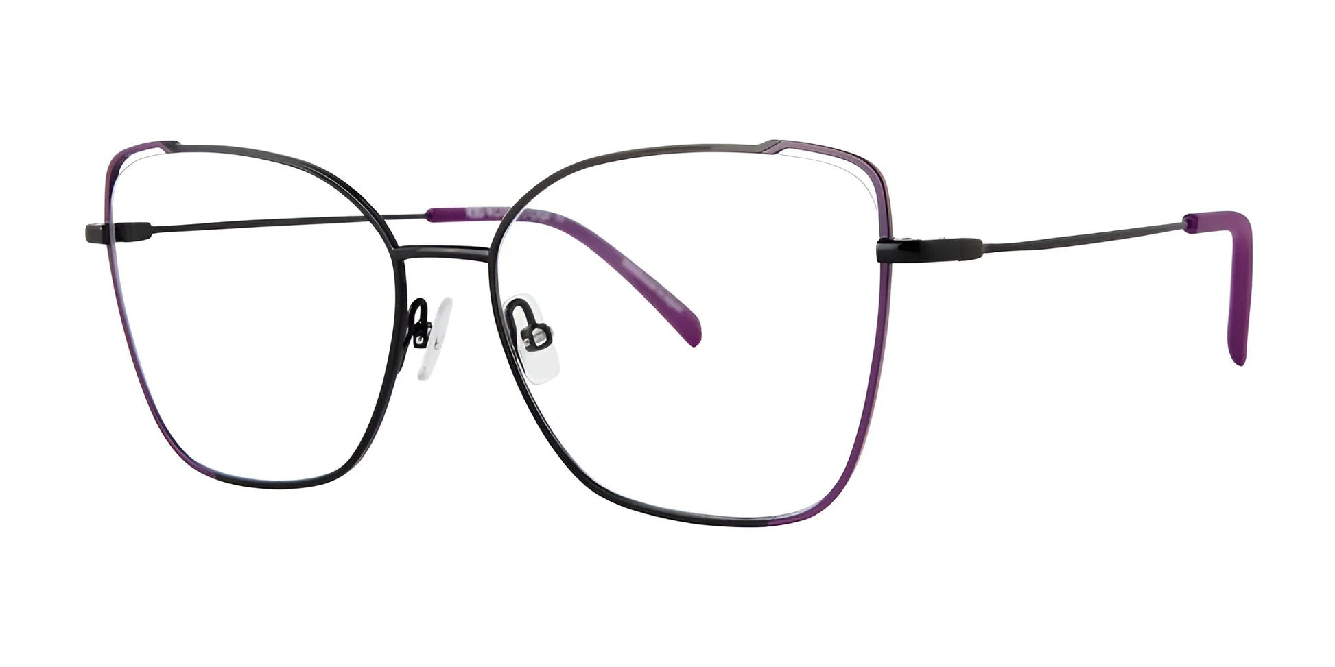 Red Rose MATERA Eyeglasses Violet Black