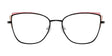 Red Rose MESTRE Eyeglasses Black Coral