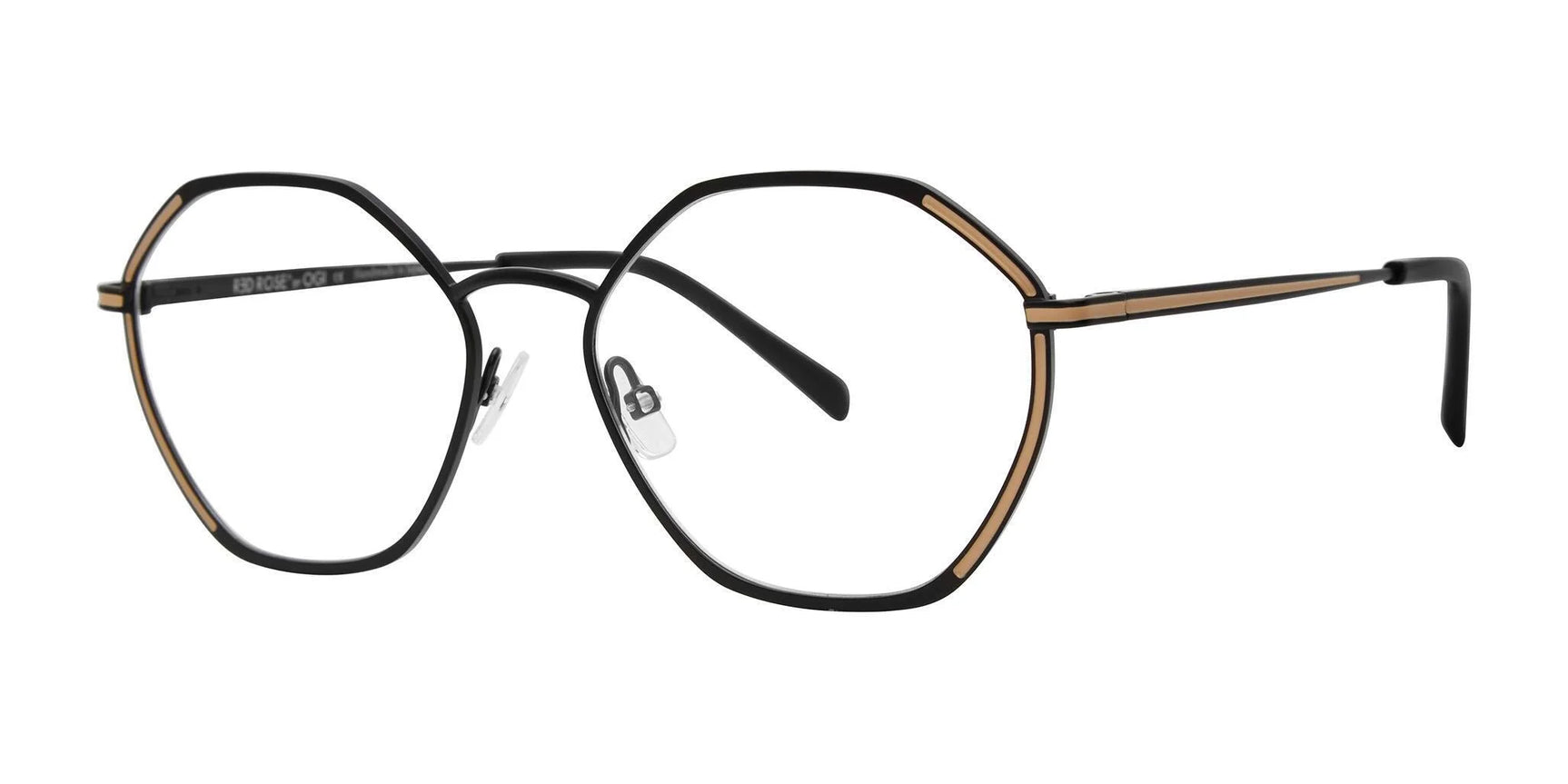 Red Rose MODICA Eyeglasses Black