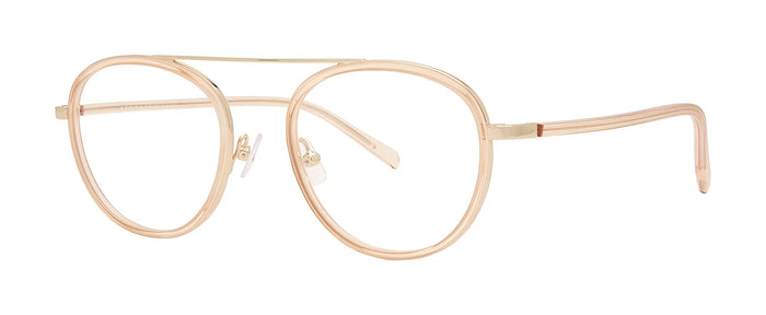 Red Rose Notte Eyeglasses / Gold / Blush / Size 49