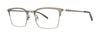 Red Rose Rivoli Eyeglasses / Grey / Antique Silver / Size 53