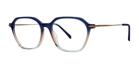 Red Rose ROME Eyeglasses Blue Beige