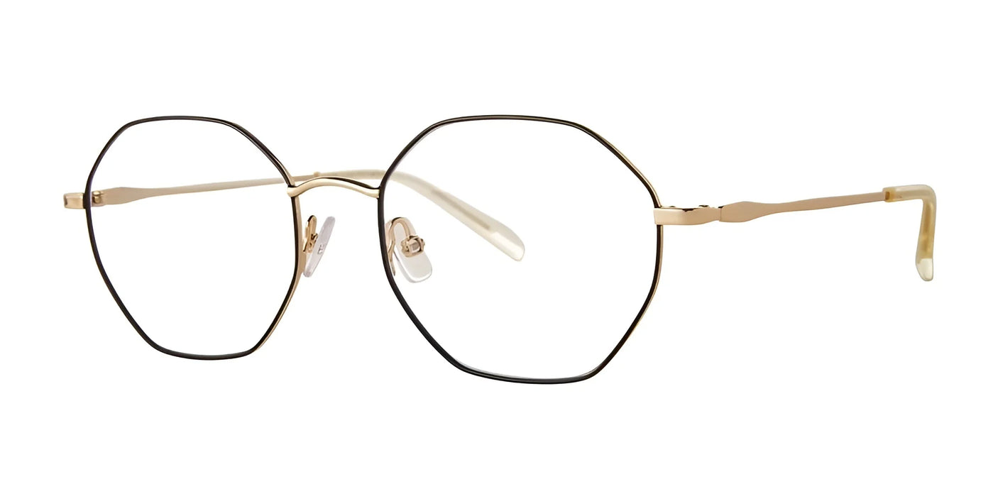 Red Rose SARNO Eyeglasses Black / Gold