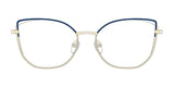 Red Rose STEFANIA Eyeglasses Navy Gold