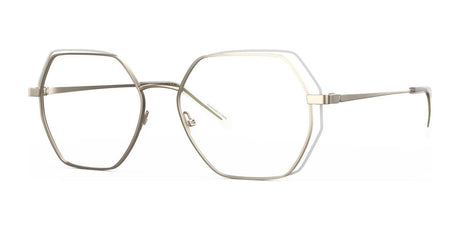 Red Rose TARANTO Eyeglasses Gold White