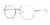 Red Rose TARANTO Eyeglasses | Size 51 / Gold White