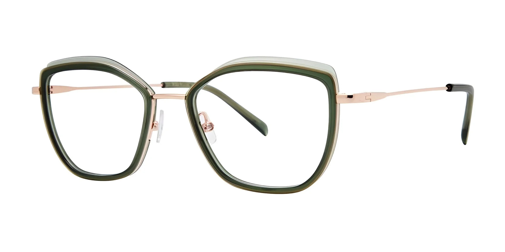 Red Rose URBINO Eyeglasses Olive Rose