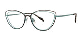 Red Rose VITTORIA Eyeglasses Black / Blue