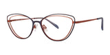 Red Rose VITTORIA Eyeglasses Navy / Coral