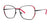 Red Rose ATRI Eyeglasses | Size 54 / Black Pink