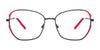 Red Rose ATRI Eyeglasses | Size 54 / Black Pink