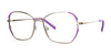 Red Rose ATRI Eyeglasses | Size 54 / Gold Lavender