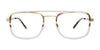 Red Rose BRESCIA Eyeglasses | Size 52 / Gold
