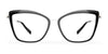 Red Rose BRINDISI Eyeglasses | Size 54 / Black Gold