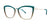 Red Rose BRINDISI Eyeglasses | Size 54 / Teal Wheat Fade