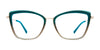 Red Rose BRINDISI Eyeglasses | Size 54 / Black Gold