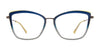 Red Rose BRINDISI Eyeglasses | Size 54 / Black Gold