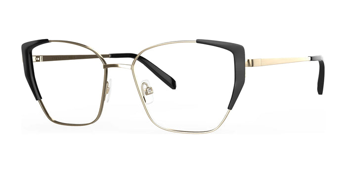 Red Rose CANTU Eyeglasses | Size 54 / Gold Black