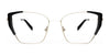 Red Rose CANTU Eyeglasses | Size 54 / Gold Black