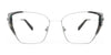 Red Rose CANTU Eyeglasses | Size 54 / Gold Black