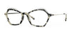Red Rose CASSINA Eyeglasses | Size 52 / Horn Silver