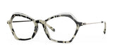 Red Rose CASSINA Eyeglasses Horn Silver