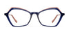 Red Rose CASSINA Eyeglasses | Size 52 / Horn Silver