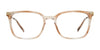 Red Rose FABRIANO Eyeglasses | Size 52 / Grey Crystal