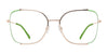 Red Rose GARDA Eyeglasses | Size 53 / Azur Rose Gold
