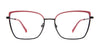 Red Rose GARDA Eyeglasses | Size 53 / Azur Rose Gold