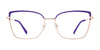 Red Rose GARDA Eyeglasses | Size 53 / Azur Rose Gold