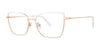 Red Rose GARDA Eyeglasses | Size 53 / White Rose Gold