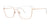 Red Rose GARDA Eyeglasses | Size 53 / White Rose Gold