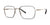 Red Rose GIO Eyeglasses | Size 54 / Black Gold