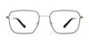 Red Rose GIO Eyeglasses | Size 54 / Black Gold