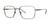Red Rose GIO Eyeglasses | Size 54 / Gunmetal