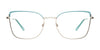 Red Rose GIOVANNA Eyeglasses | Size 54 / Aqua Gold