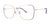Red Rose ISOIA Eyeglasses | Size 53 / Purple Rose Gold