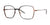 Red Rose LAMBRATE Eyeglasses | Size 52 / Black Copper