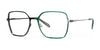 Red Rose LAMBRATE Eyeglasses | Size 52 / Matte Green Gunmetal