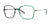 Red Rose LAMBRATE Eyeglasses | Size 52 / Matte Green Gunmetal