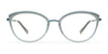 Red Rose LODI Eyeglasses | Size 52 / Black Green Tortoise