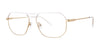 Red Rose LUCCA Eyeglasses | Size 55 / White Gold