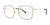 Red Rose MANTOVA Eyeglasses | Size 53 / Black Gold