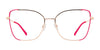 Red Rose MATERA Eyeglasses | Size 53 / Pink Rose Gold