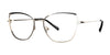 Red Rose MESTRE Eyeglasses | Size 54 / Black Gold
