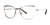 Red Rose MESTRE Eyeglasses | Size 54 / Black Gold