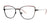 Red Rose MESTRE Eyeglasses | Size 54 / Black Coral