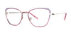 Red Rose MESTRE Eyeglasses | Size 54 / Pink Lavendar Petal