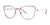 Red Rose MESTRE Eyeglasses | Size 54 / Pink Lavendar Petal